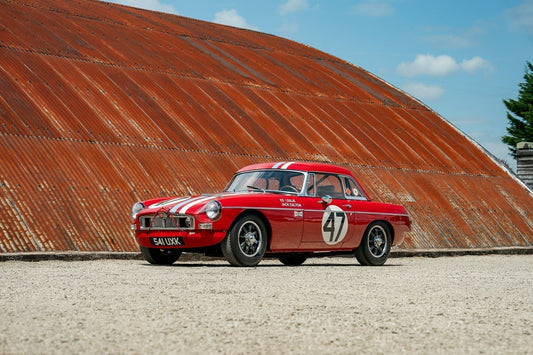 Sebring MGB with Les Leston steering wheels