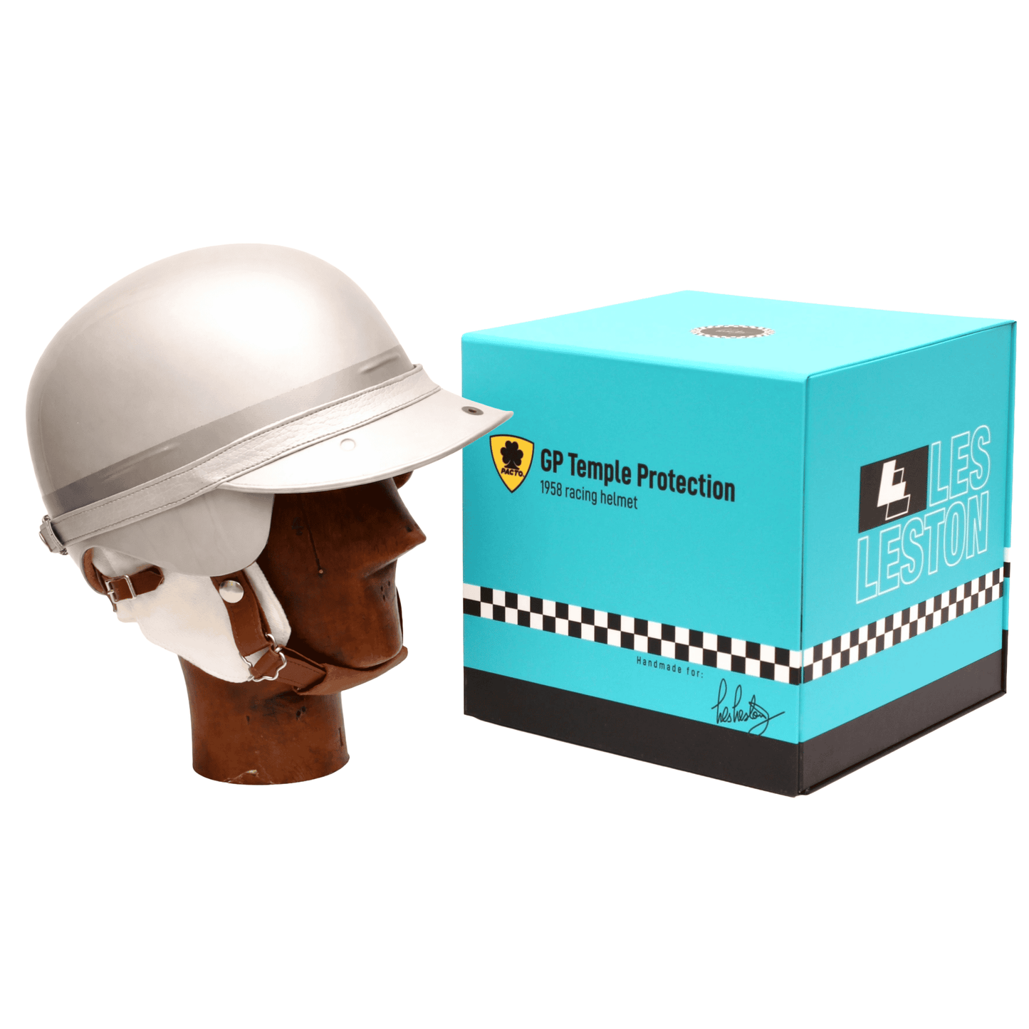 Les Leston Grand Prix Temple Protection Helmet