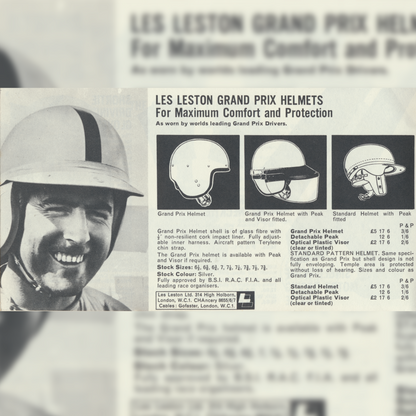 Les Leston Grand Prix Jet Helmet