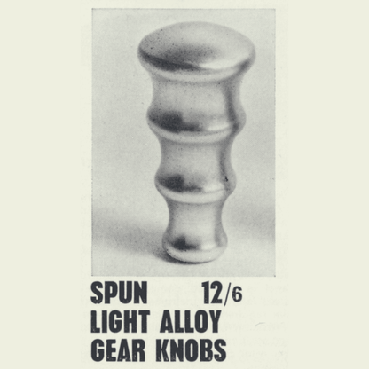 Les Leston Gear Knob Mahogany