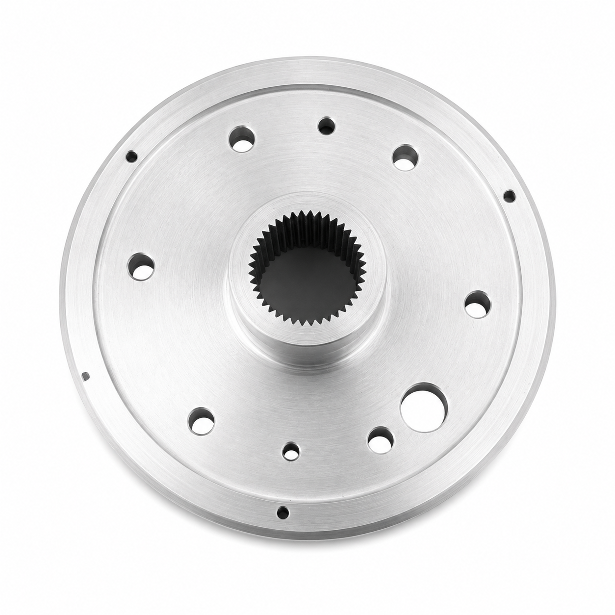 Rear view of VDM style steering wheel boss showing the precision machined fitment for original Les Leston steering wheels and period applications