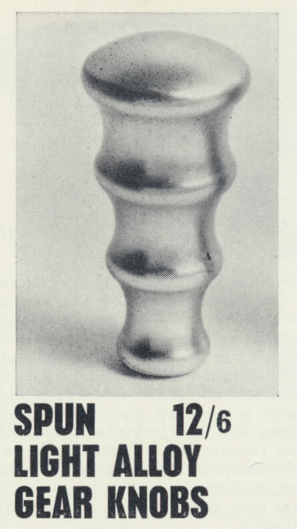 Les Leston Gear Knob Mahogany